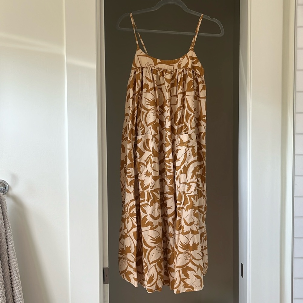 Madewell XS adjustable spaghetti-strap dress.